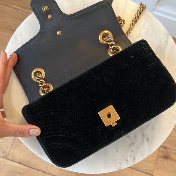Velvet Gucci Mormont bag - Picture 5 of 9